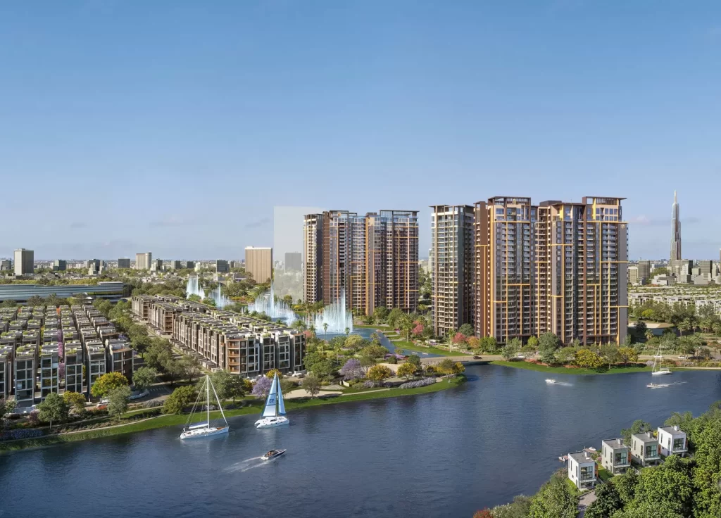 Toàn cảnh khu đô thị The Global City nhìn từ trên cao