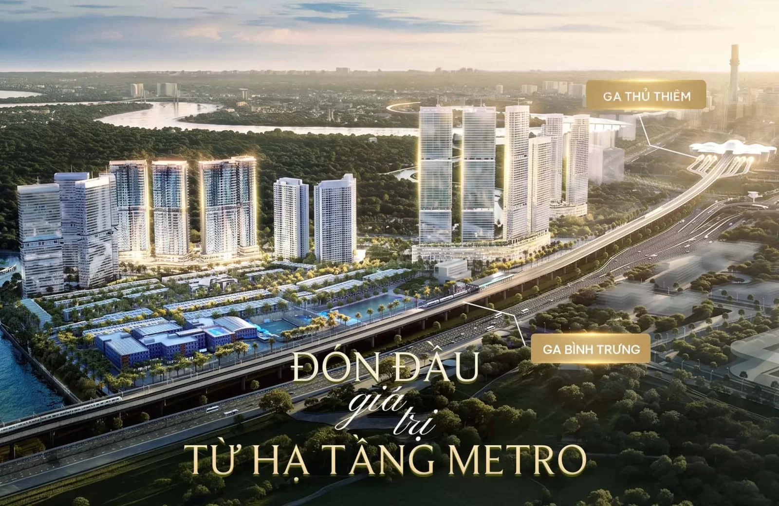 Toàn cảnh khu đô thị Palm City 30,2 ha đã hoàn thiện hạ tầng pháp lý