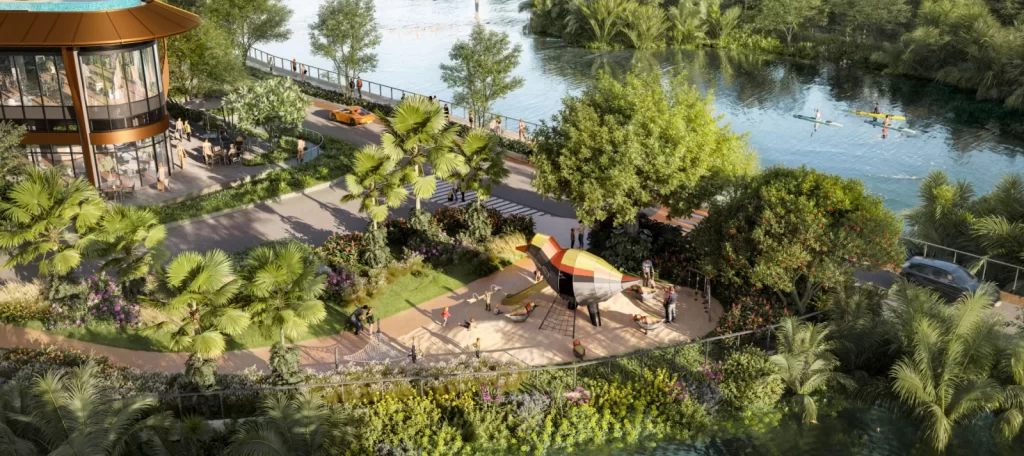 Khu vui chơi trẻ em trong hệ tiện ích Eaton Park