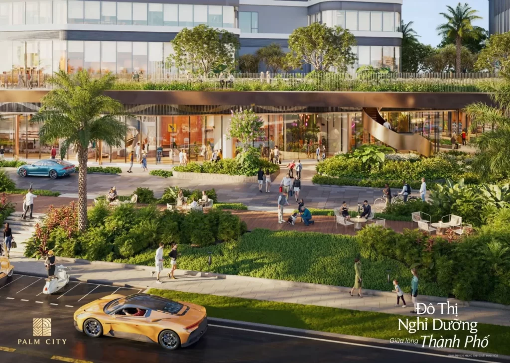 Khối thương mại dịch vụ nội khu khu đô thị Palm City