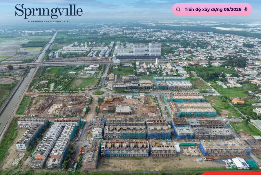 Cảnh quan xanh đang dần hình thành tại Springville
