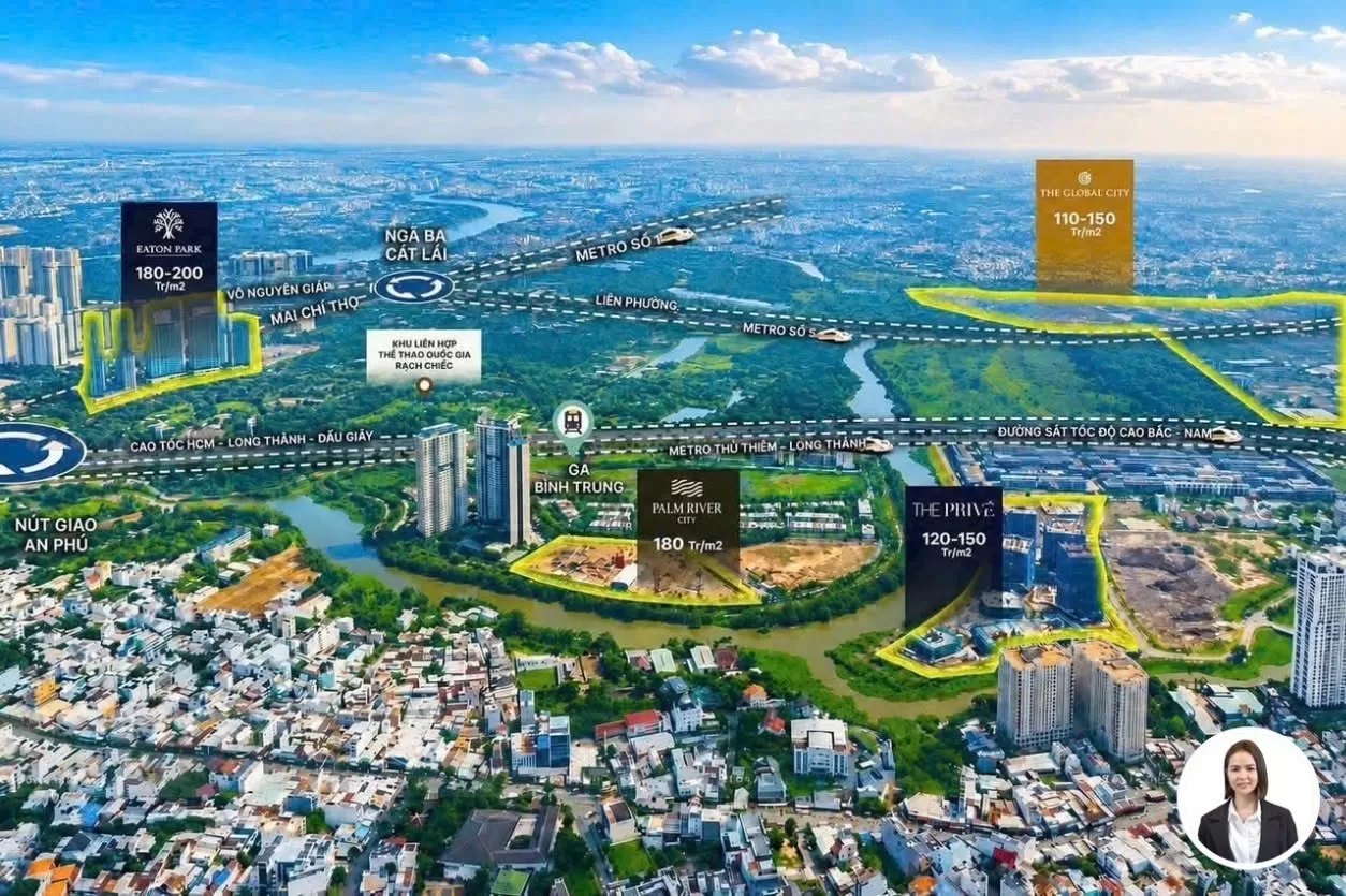 Đường Song Hành cao tốc hoàn thiện kết nối thông suốt dự án Palm River