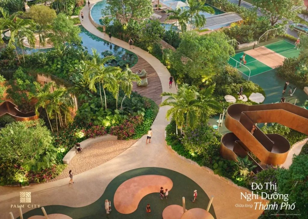 Công viên và đường dạo bộ nội khu Palm City