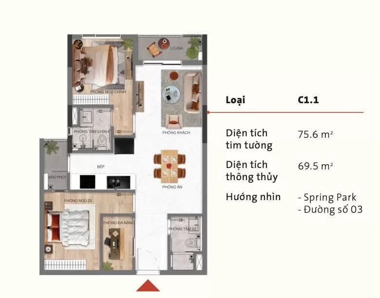 Kết nối giao thông từ Persa Place Springville tới Sân bay Long Thành