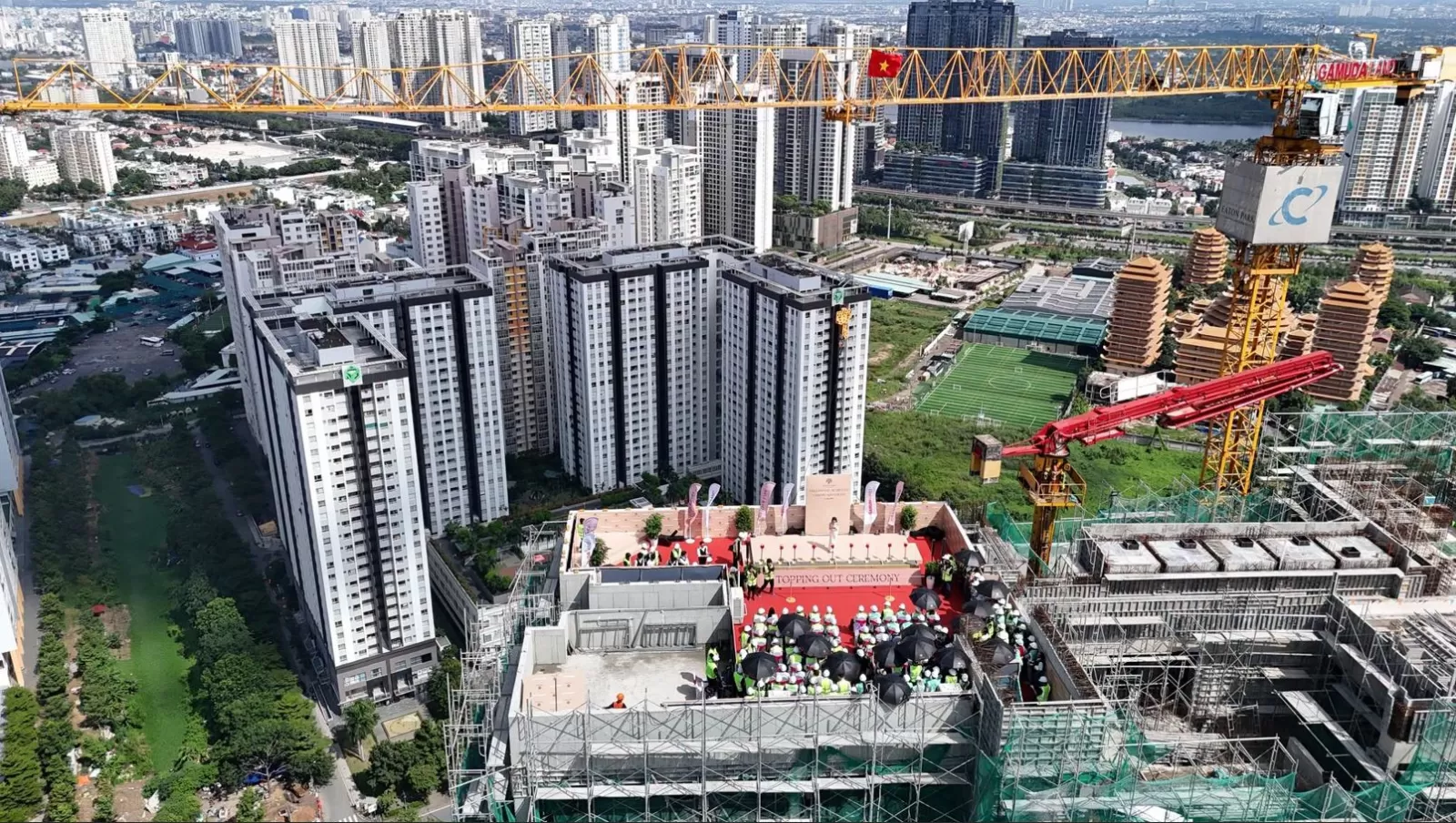 Kiểm định chất lượng xây dựng nghiêm ngặt trong tiến độ dự án Eaton Park