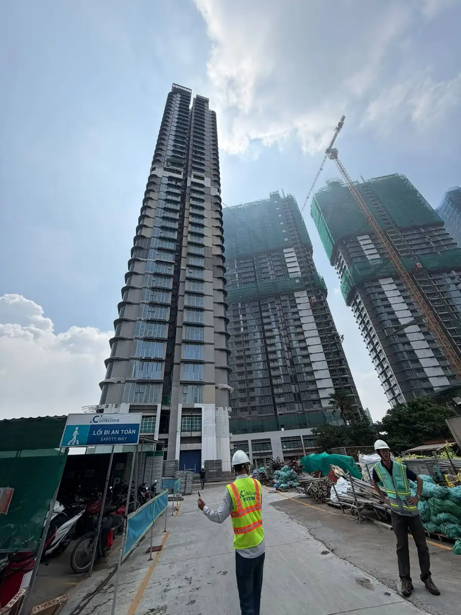 cận cảnh công trường Eaton Park A3–A4