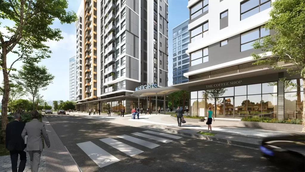 Hành lang khối thương mại dịch vụ 23 căn TMDV tại Gladia Heights