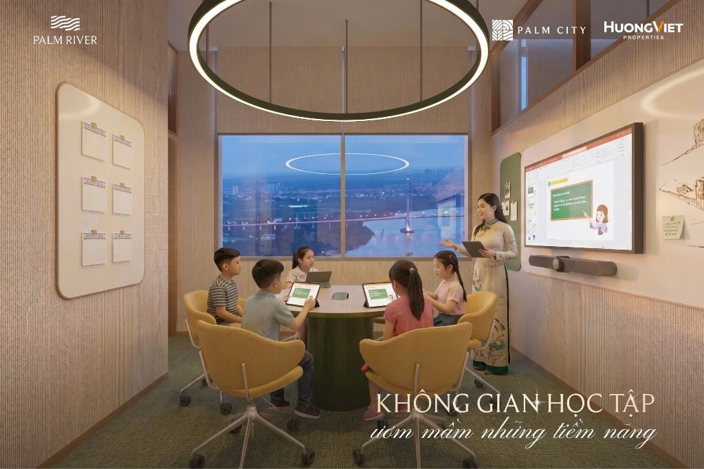 Phòng học thông minh cho trẻ em tại dự án Palm River