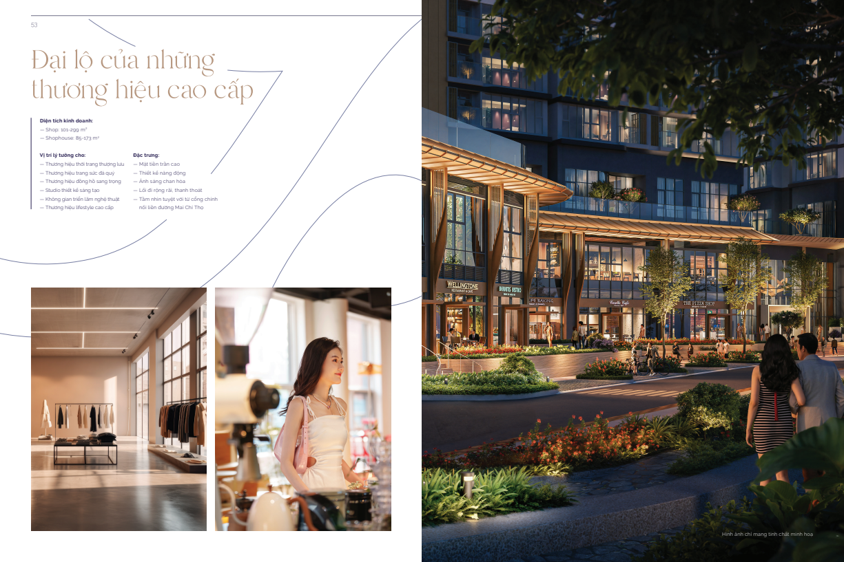 The Boulevard tại Eaton Park dành cho các thương hiệu cao cấp