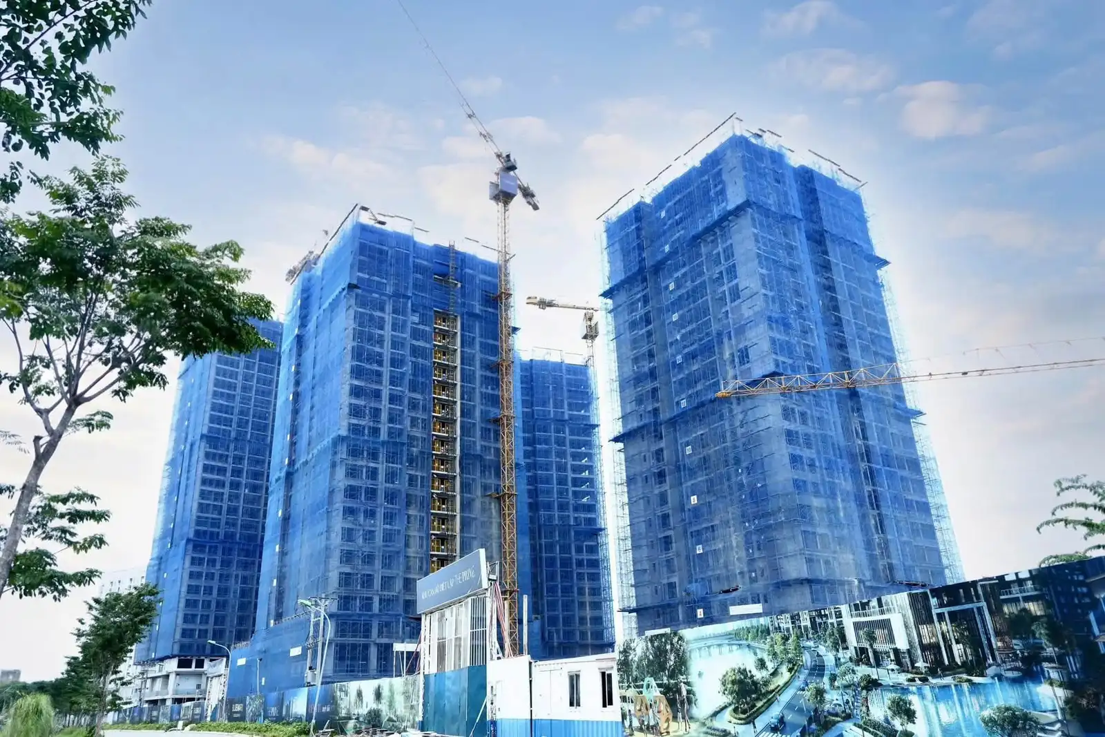 Tiến độ dự án The Privé công trường Phase 1 tháng 10/2026