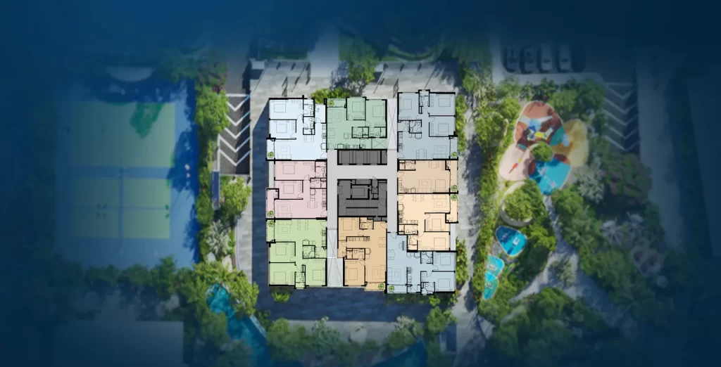 Mặt bằng tầng điển hình Tháp 6 của dự án