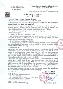 Giấy phép xây dựng số 37/GPXD ngày 12/9/2024 thuộc hồ sơ pháp lý The Privé