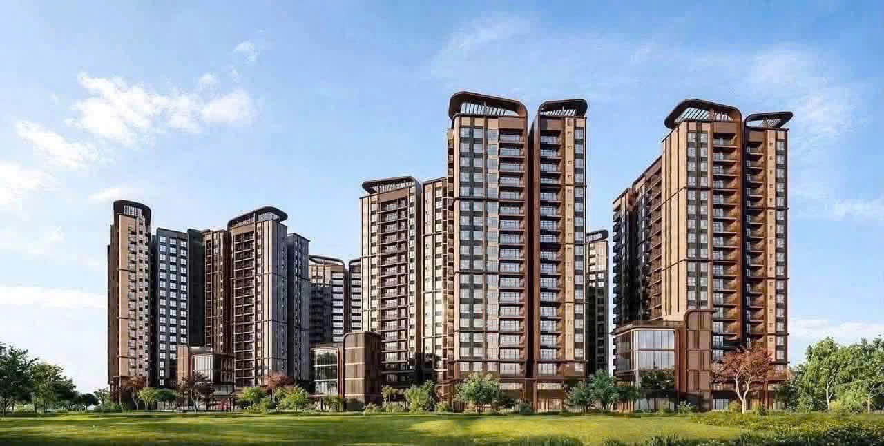 Phối cảnh tổng thể dự án căn hộ Norton Park Gamuda Land mặt tiền Quốc lộ 13 Bình Dương