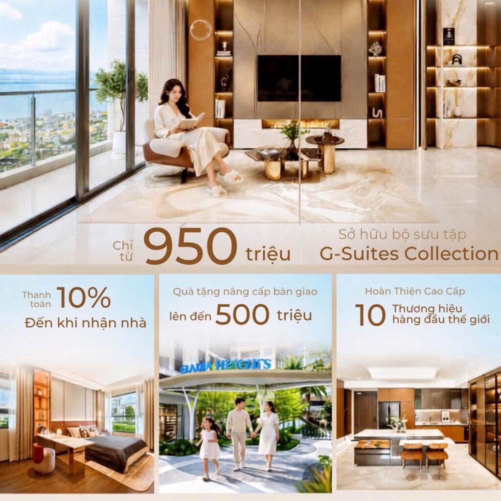 Chính Sách Bán Hàng Gladia Heights Tháng 10/2026: Ưu Đãi 2% & Thanh Toán 20% Đến Nhận Nhà