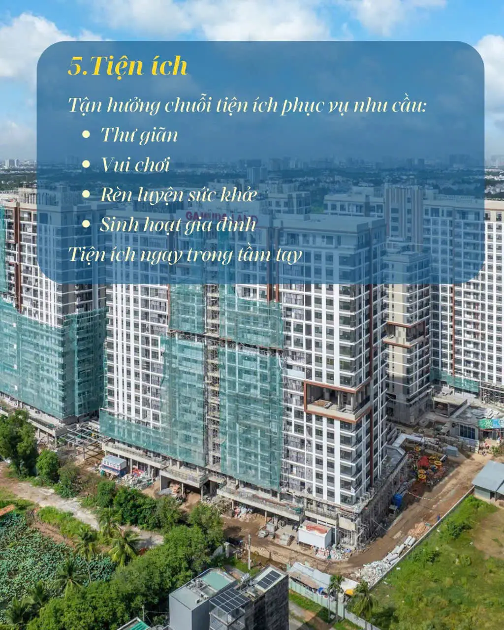 Chuỗi 40 tiện ích resort đẳng cấp tại dự án Elysian Chuỗi 40 tiện ích resort phục vụ cư dân căn hộ Elysian Thủ Đức