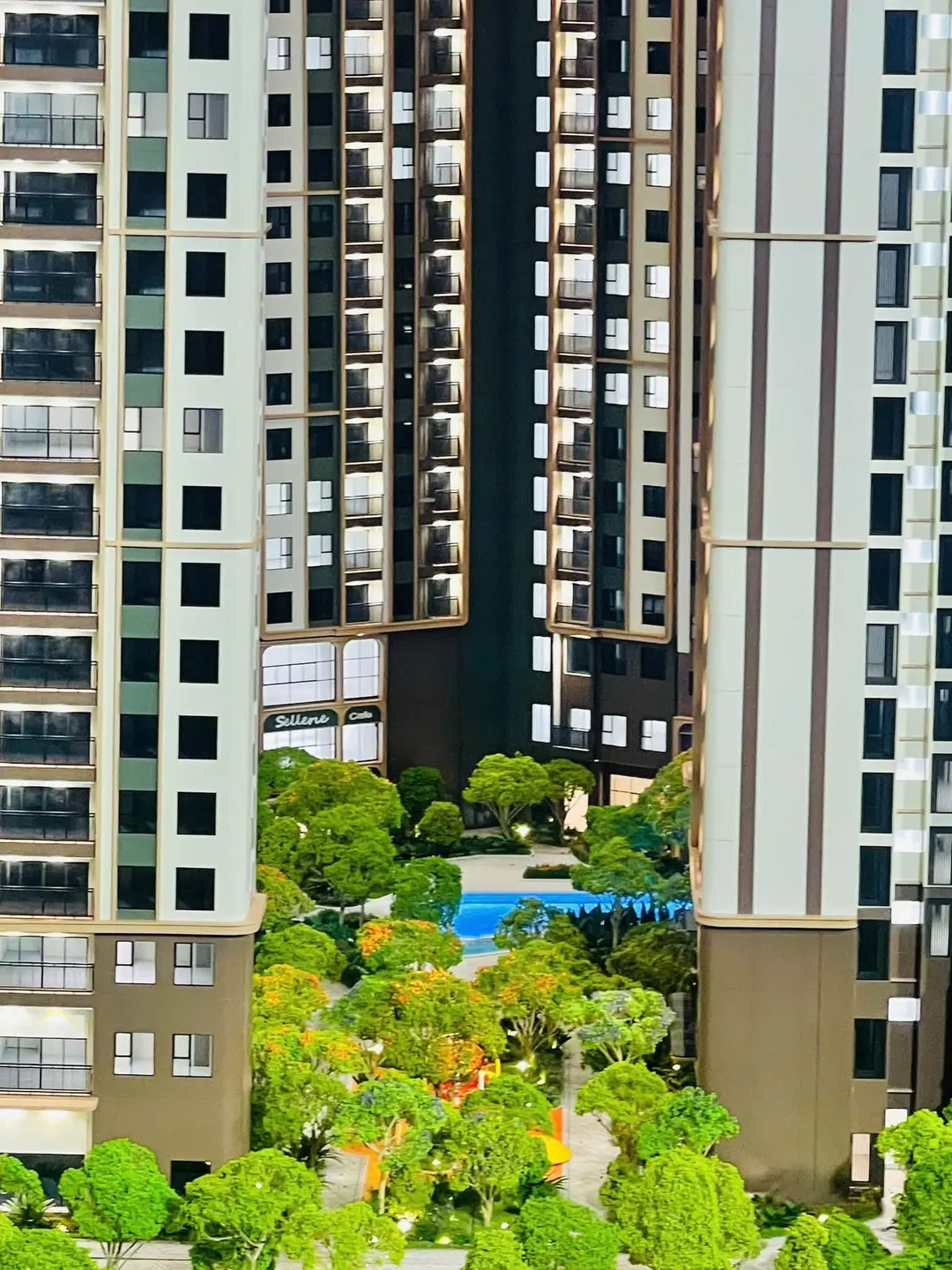 Có nên mua Norton Park: Sa bàn cảnh quan cây xanh nội khu sinh thái chuẩn Biophilic tại căn hộ Norton Park Gamuda Land