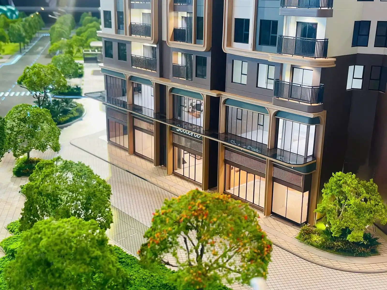 Vị trí Norton Park: Sa bàn tuyến phố thương mại shophouse và đường nội khu dự án Norton Park Gamuda Land