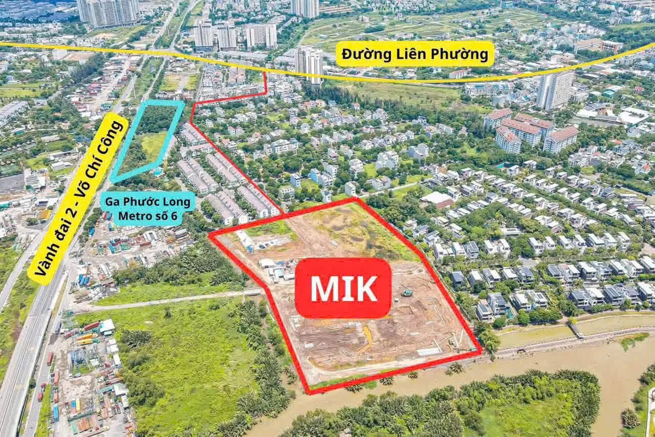 Hình ảnh thực tế trục đường Liên Phường và Vành Đai 2 kết nối giao thông Thủ Đức
