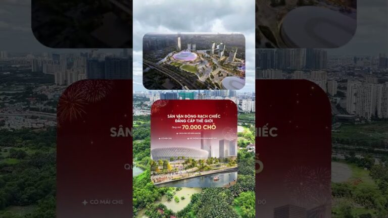 Video căn hộ 3PN Eaton Park căn góc tháp Grove A5 view Khu liên hợp thể thao Rạch Chiếc