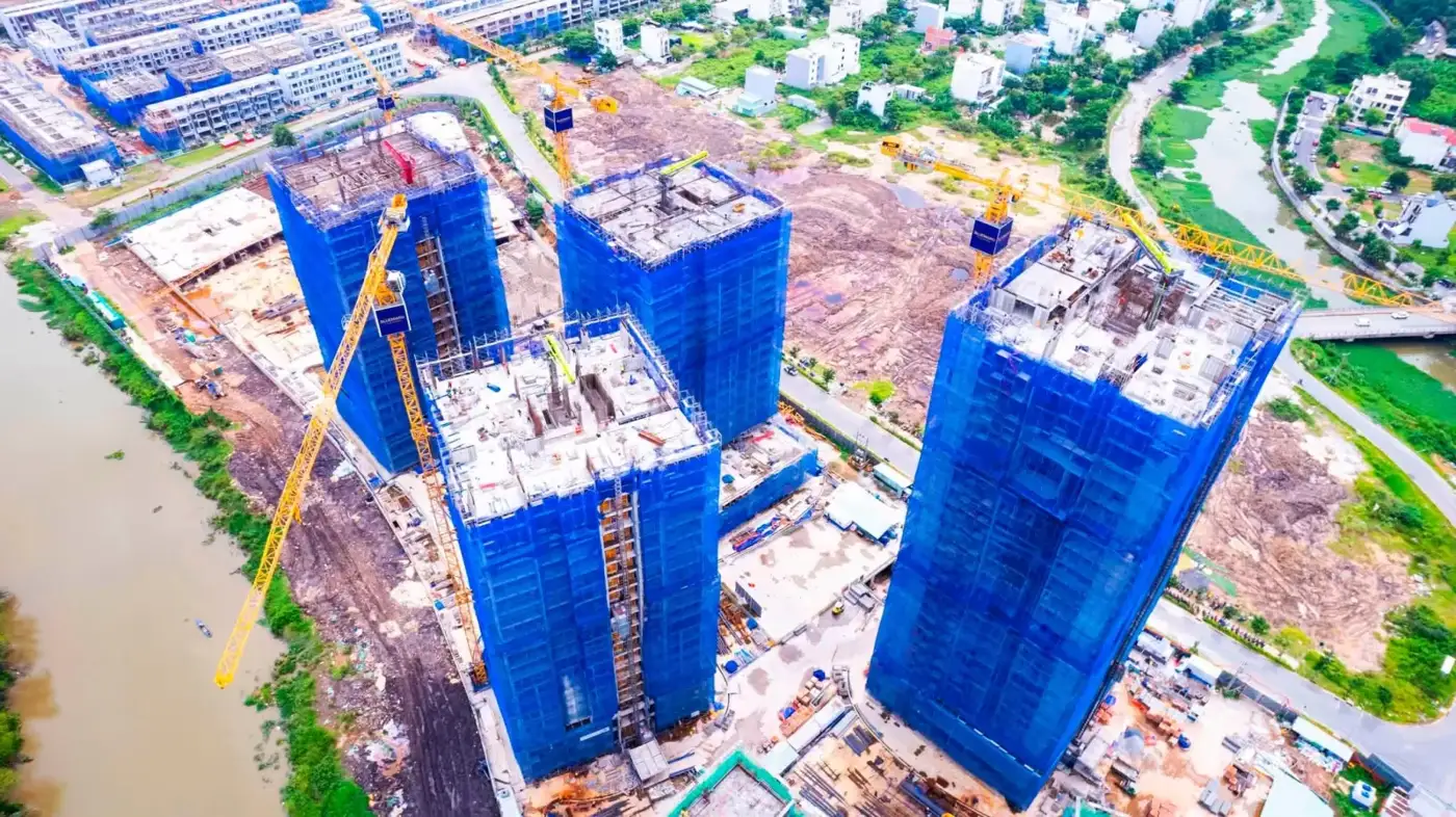 Công trường The Privé trong bài căn hộ khu đông 8 tỷ