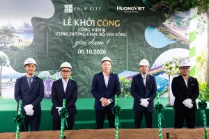 Lễ khởi công công viên Palm City và cung đường chạy bộ ven sông giai đoạn 1 ngày 08/10/2026
