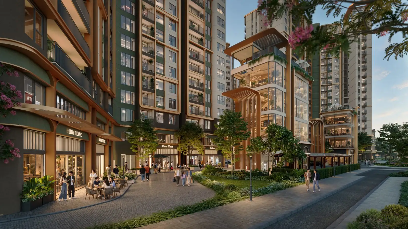 Phối cảnh Phân khu B Pulse Forest dự án Norton Park Gamuda Land