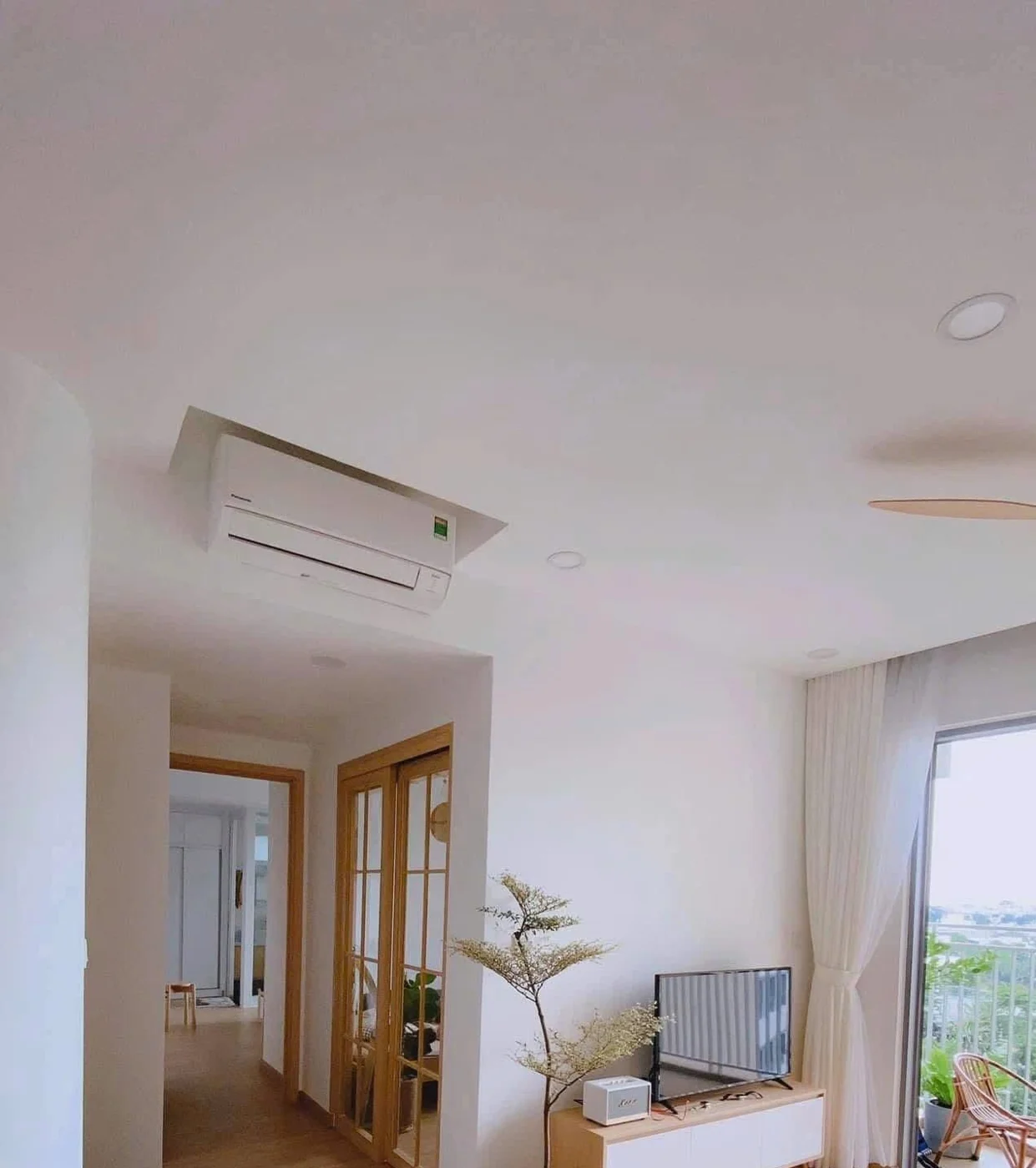 Phòng khách tháp T2 minh họa bài bán căn hộ Palm Heights